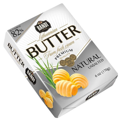 Bandi Natural Unsalted Butter 82% 170g