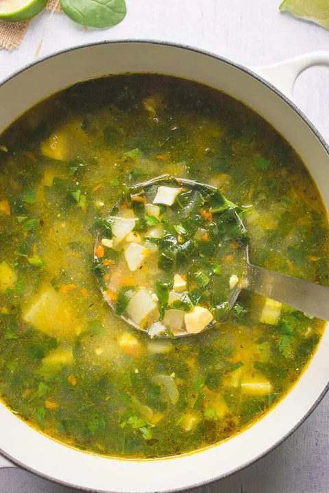 Ukrainian Green Borsh Soup