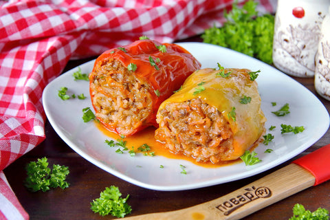 Tanya's Frozen Stuffed Pepper w/Beff (4 pieces)