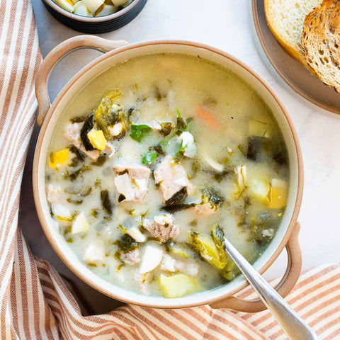 Ukrainian Green Borsh Soup